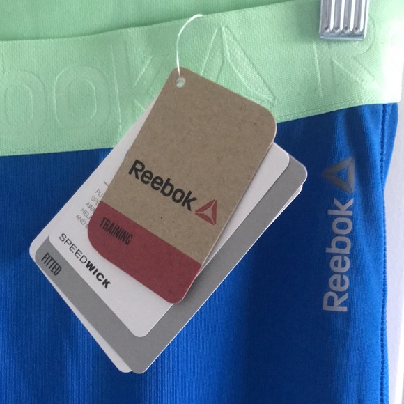 Reebok Speedwick Capri Training Pants New with tags M - Picture 2 of 4